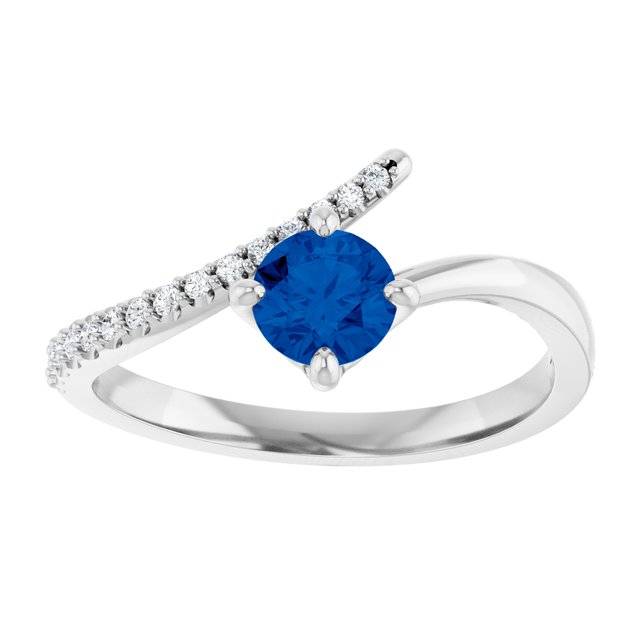 14k-white-gold-natural-blue-sapphire-&-1/10-ctw-natural-diamond-bypass-ring