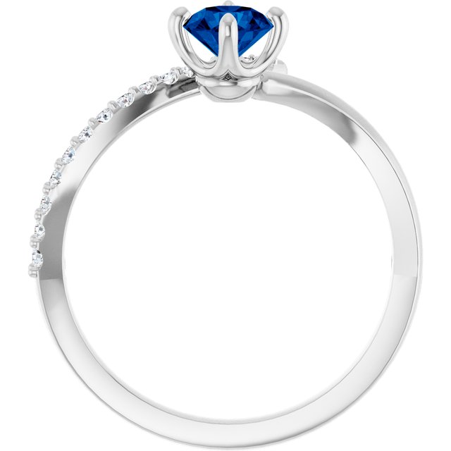 14k-white-gold-natural-blue-sapphire-&-1/10-ctw-natural-diamond-bypass-ring
