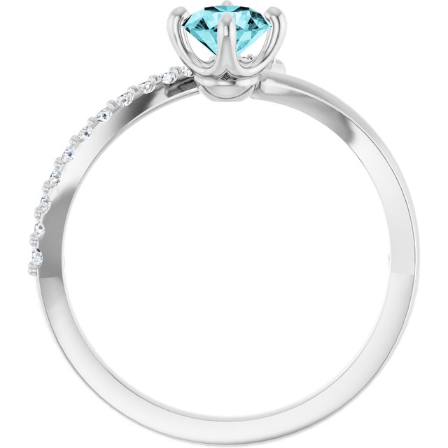 14k-white-gold-natural-blue-zircon-&-1/10-ctw-natural-diamond-bypass-ring