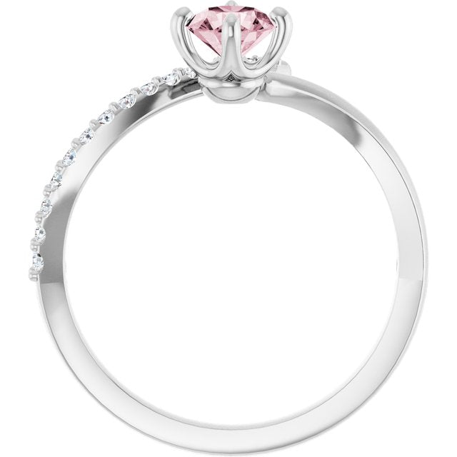 14k-white-gold-natural-pink-morganite-&-1/10-ctw-natural-diamond-bypass-ring