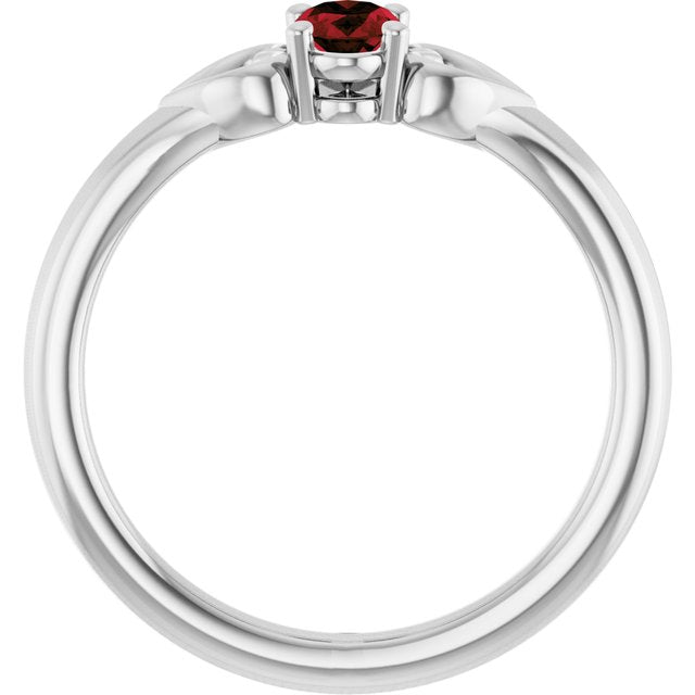14k-white-gold-natural-mozambique-garnet-youth-heart-ring