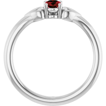 14k-white-gold-natural-mozambique-garnet-youth-heart-ring