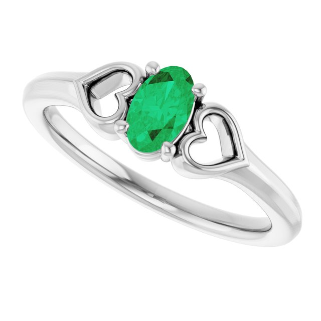 14k-white-gold-natural-emerald-youth-heart-ring