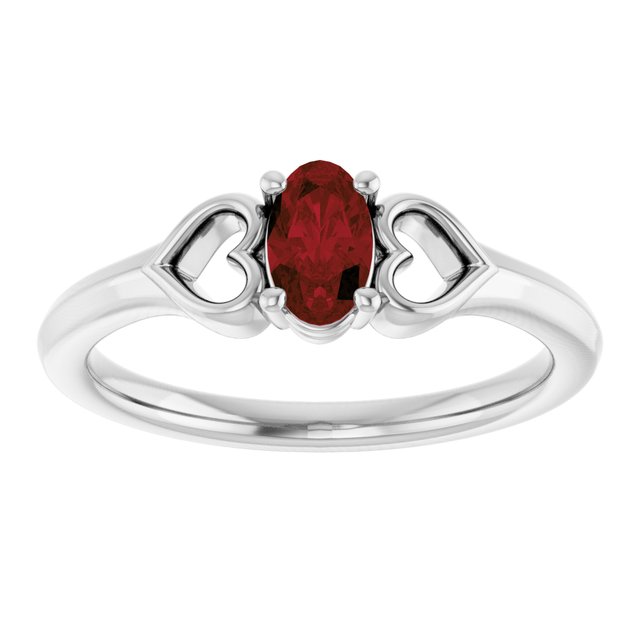 14k-white-gold-natural-mozambique-garnet-youth-heart-ring