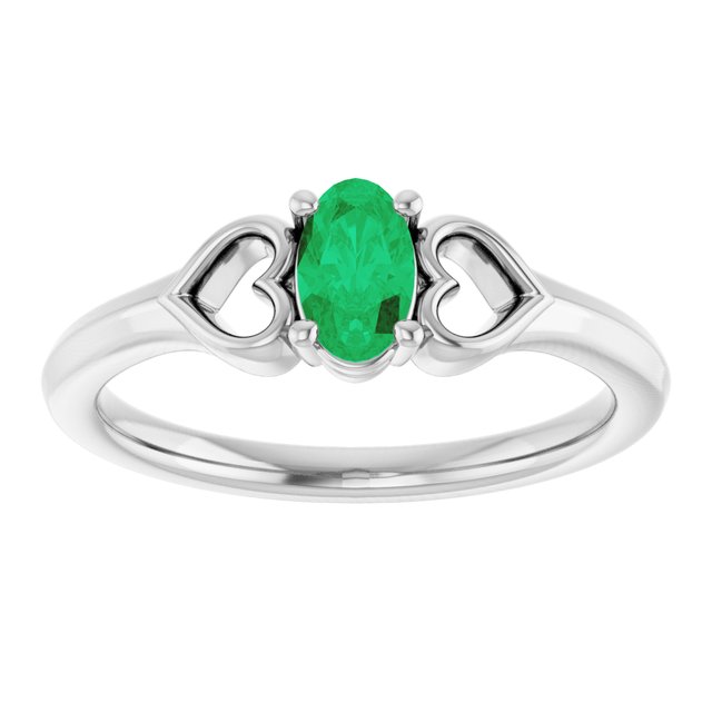 14k-white-gold-natural-emerald-youth-heart-ring