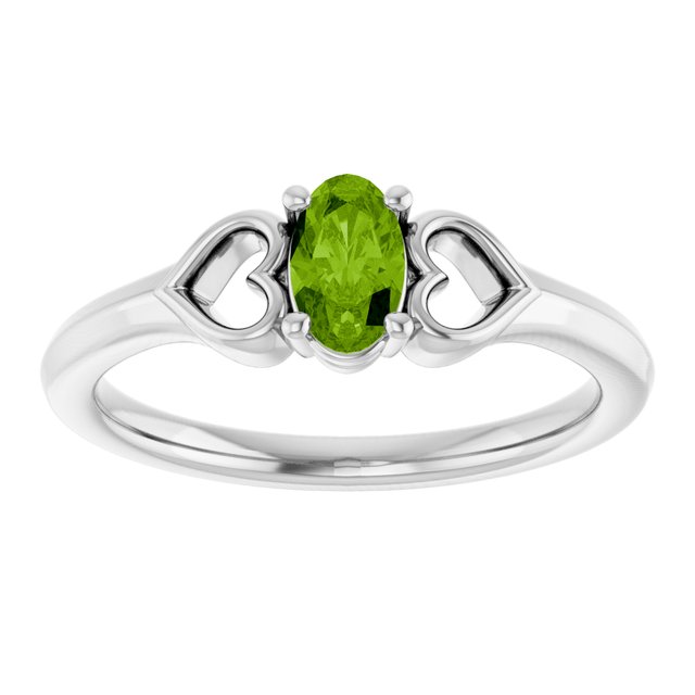 14k-white-gold-natural-peridot-youth-heart-ring