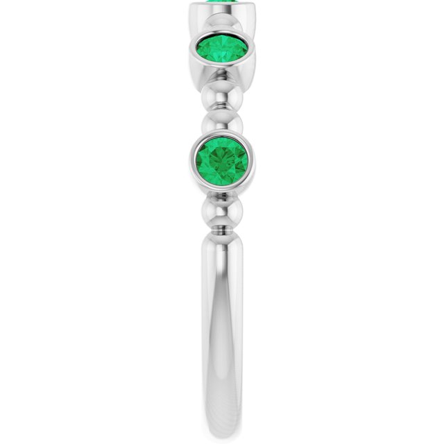 14k-white-gold-natural-emerald-stackable-ring