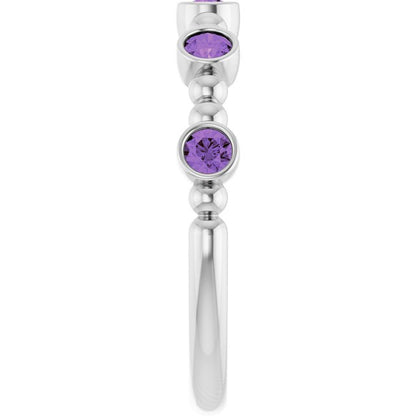 14k-white-gold-natural-amethyst-stackable-ring