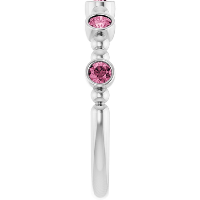 14k-white-gold-natural-pink-tourmaline-stackable-ring