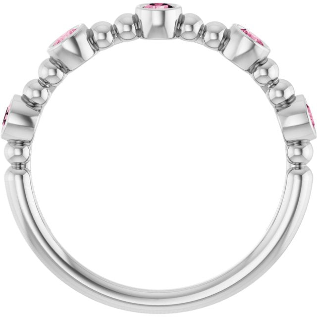 14k-white-gold-natural-pink-tourmaline-stackable-ring