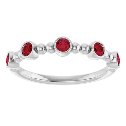 14k-white-gold-natural-ruby-stackable-ring