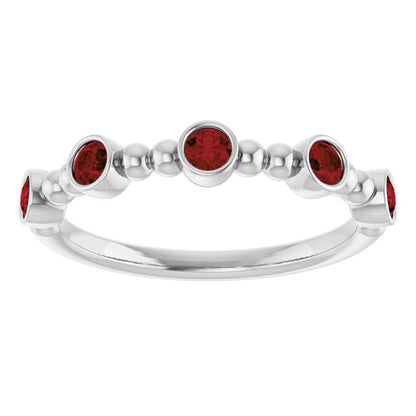 14k-white-gold-natural-mozambique-garnet-stackable-ring