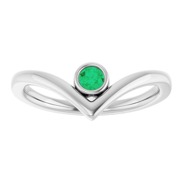 14k-white-gold-natural-emerald-bezel-set-v-ring