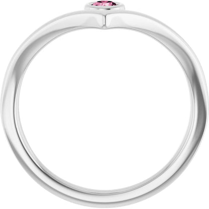 14k-white-gold-natural-pink-tourmaline-bezel-set-v-ring