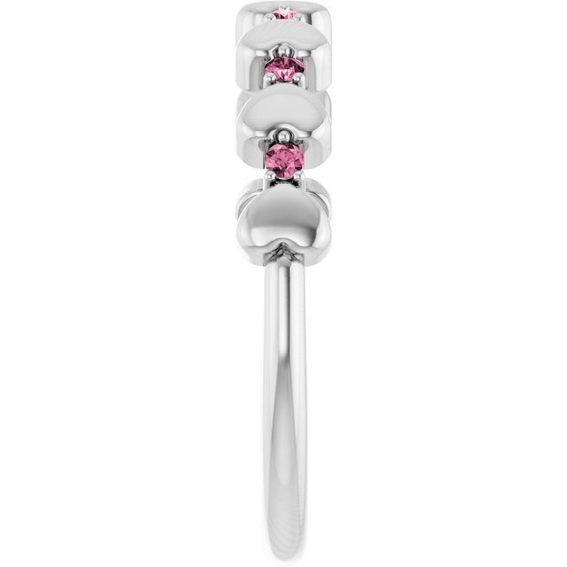 platinum-natural-pink-tourmaline-heart-stackable-ring