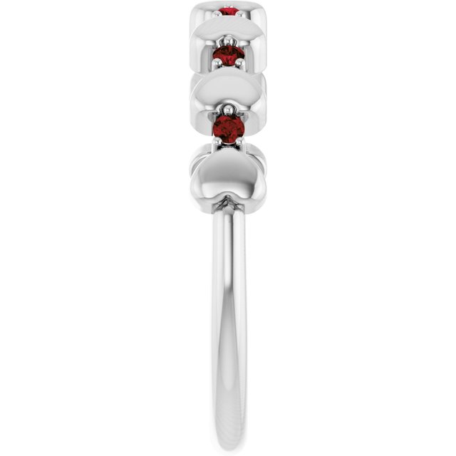 14k-white-gold-natural-mozambique-garnet-heart-stackable-ring