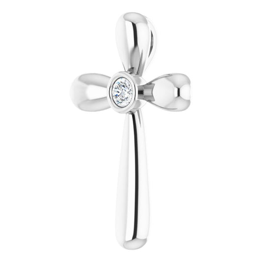 14k-white-gold-.10-ct-natural-diamond-cross-pendant