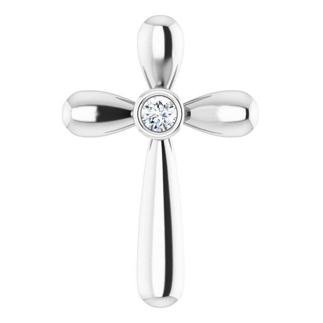 14k-white-gold-.10-ct-natural-diamond-cross-pendant