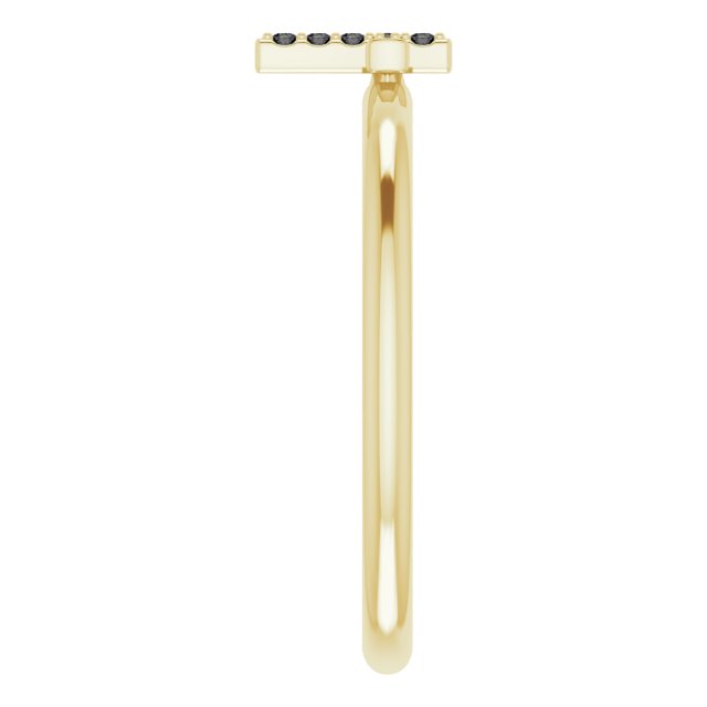 14k-yellow-gold-.04-ctw-natural-black-diamond-stackable-cross-ring
