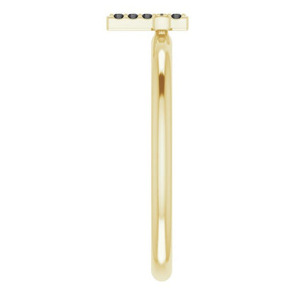 14k-yellow-gold-.04-ctw-natural-black-diamond-stackable-cross-ring
