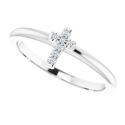 14k-white-gold-.03-ctw-natural-diamond-stackable-cross-ring