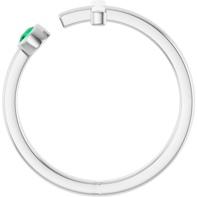 14k-white-gold-natural-emerald-negative-space-cross-ring