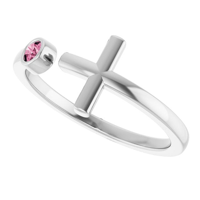 14k-white-gold-natural-pink-tourmaline-negative-space-cross-ring