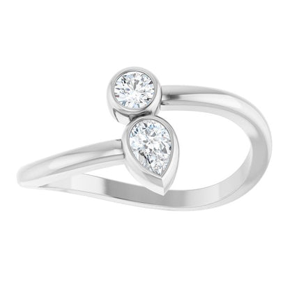 14k-white-gold-1/4-ctw-natural-diamond-two-stone-bypass-ring