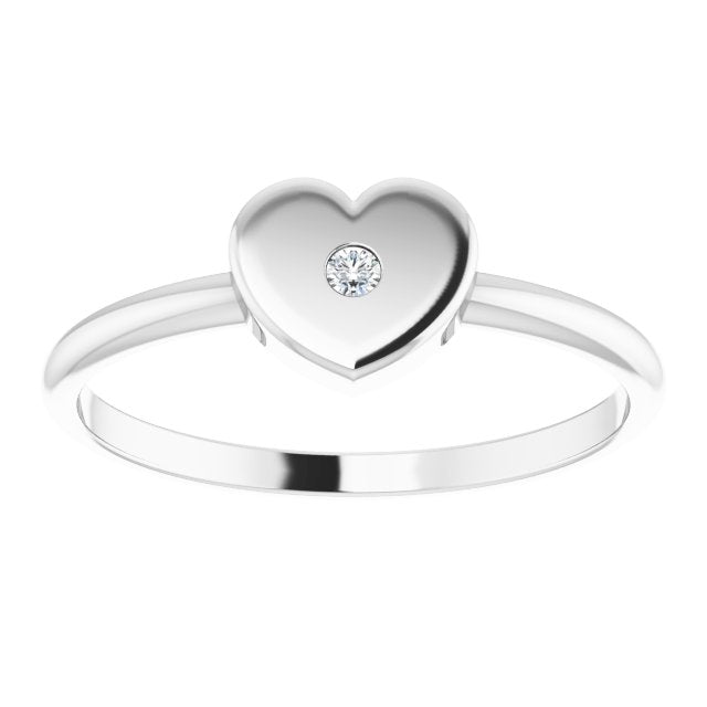 14k-white-gold-.01-ct-natural-diamond-youth-heart-ring