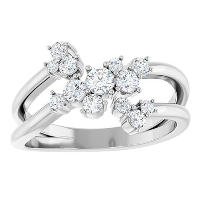 14k-white-gold-1/2-ctw-natural-diamond-cluster-bypass-ring