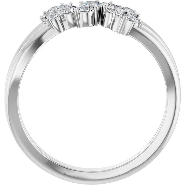 14k-white-gold-1/2-ctw-natural-diamond-cluster-bypass-ring
