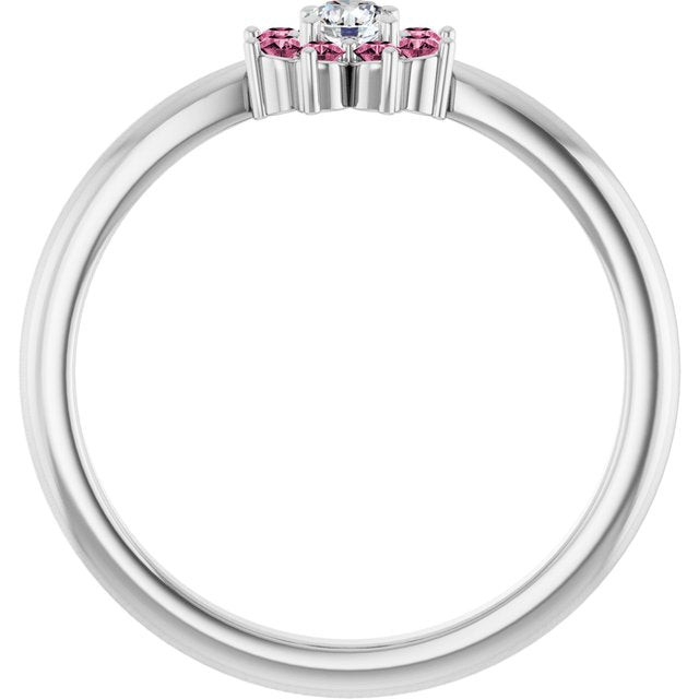 14k-white-gold-natural-pink-tourmaline-&-.06-ct-natural-diamond-flower-ring