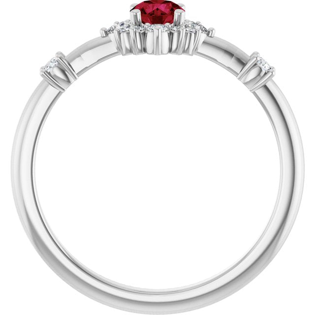 14k-white-gold-natural-ruby-&-1/6-ctw-natural-diamond-halo-style-ring