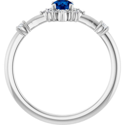 14k-white-gold-natural-blue-sapphire-&-1/6-ctw-natural-diamond-halo-style-ring