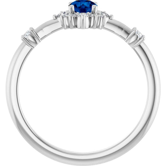 14k-white-gold-natural-blue-sapphire-&-1/6-ctw-natural-diamond-halo-style-ring