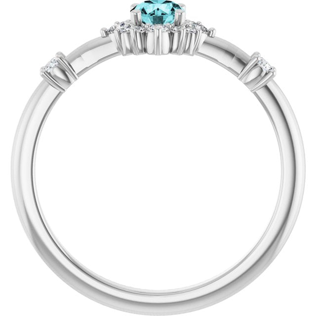 14k-white-gold-natural-blue-zircon-&-1/6-ctw-natural-diamond-halo-style-ring