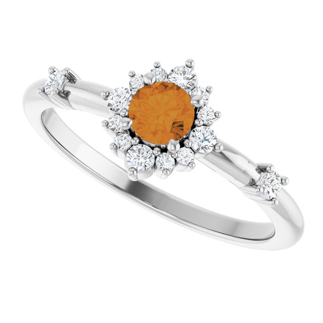 14k-white-gold-natural-citrine-&-1/6-ctw-natural-diamond-halo-style-ring
