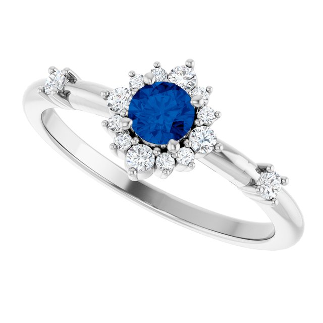 14k-white-gold-natural-blue-sapphire-&-1/6-ctw-natural-diamond-halo-style-ring