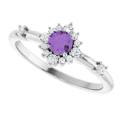 14k-white-gold-natural-amethyst-&-1/6-ctw-natural-diamond-ring