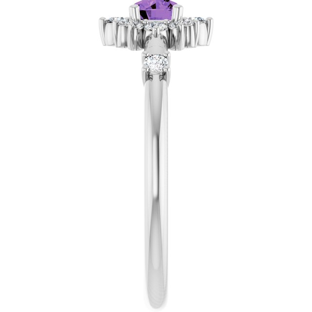 14k-white-gold-natural-amethyst-&-1/6-ctw-natural-diamond-ring