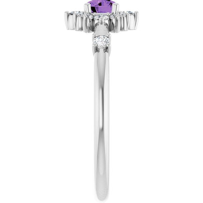 14k-white-gold-natural-amethyst-&-1/6-ctw-natural-diamond-ring