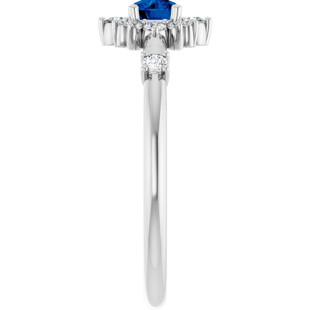 14k-white-gold-natural-blue-sapphire-&-1/6-ctw-natural-diamond-halo-style-ring