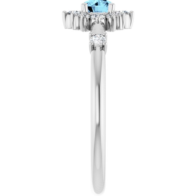 14k-white-gold-natural-aquamarine-&-1/6-ctw-natural-diamond-halo-style-ring