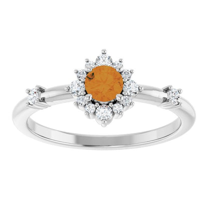 14k-white-gold-natural-citrine-&-1/6-ctw-natural-diamond-halo-style-ring