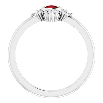 14k-white-gold-natural-mozambique-garnet-&-1/5-ctw-natural-diamond-ring