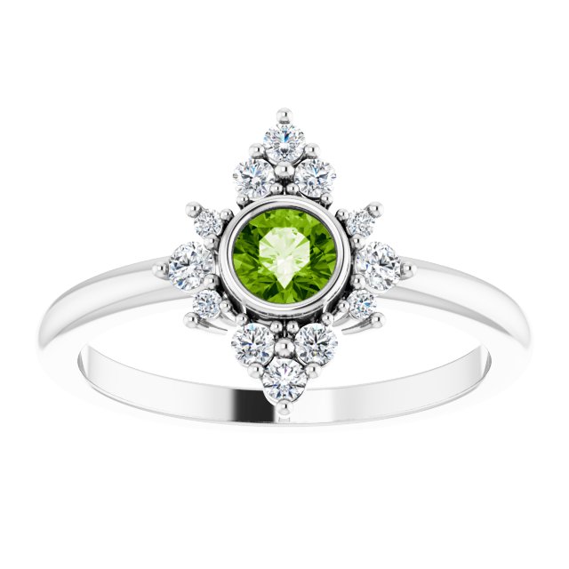 14k-white-gold-natural-peridot-&-1/5-ctw-natural-diamond-ring