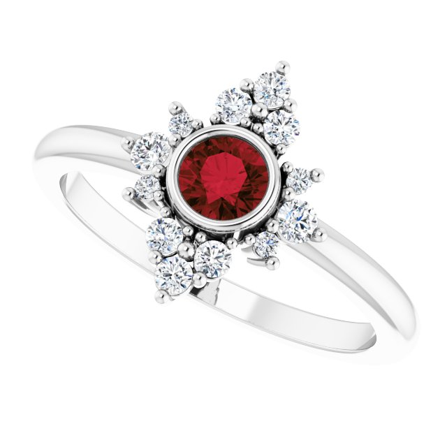 14k-white-gold-natural-mozambique-garnet-&-1/5-ctw-natural-diamond-ring