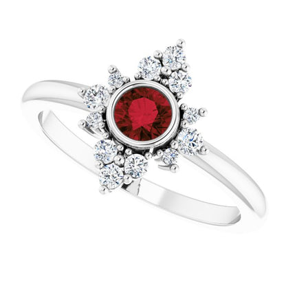 14k-white-gold-natural-mozambique-garnet-&-1/5-ctw-natural-diamond-ring