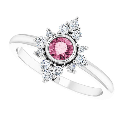 14k-white-gold-natural-pink-tourmaline-&-1/5-ctw-natural-diamond-ring
