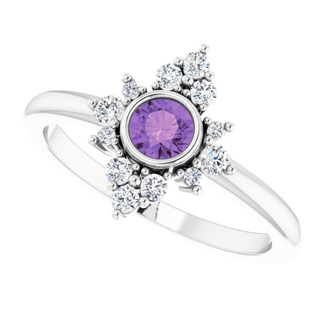 14k-white-gold-natural-amethyst-&-1/5-ctw-natural-diamond-ring